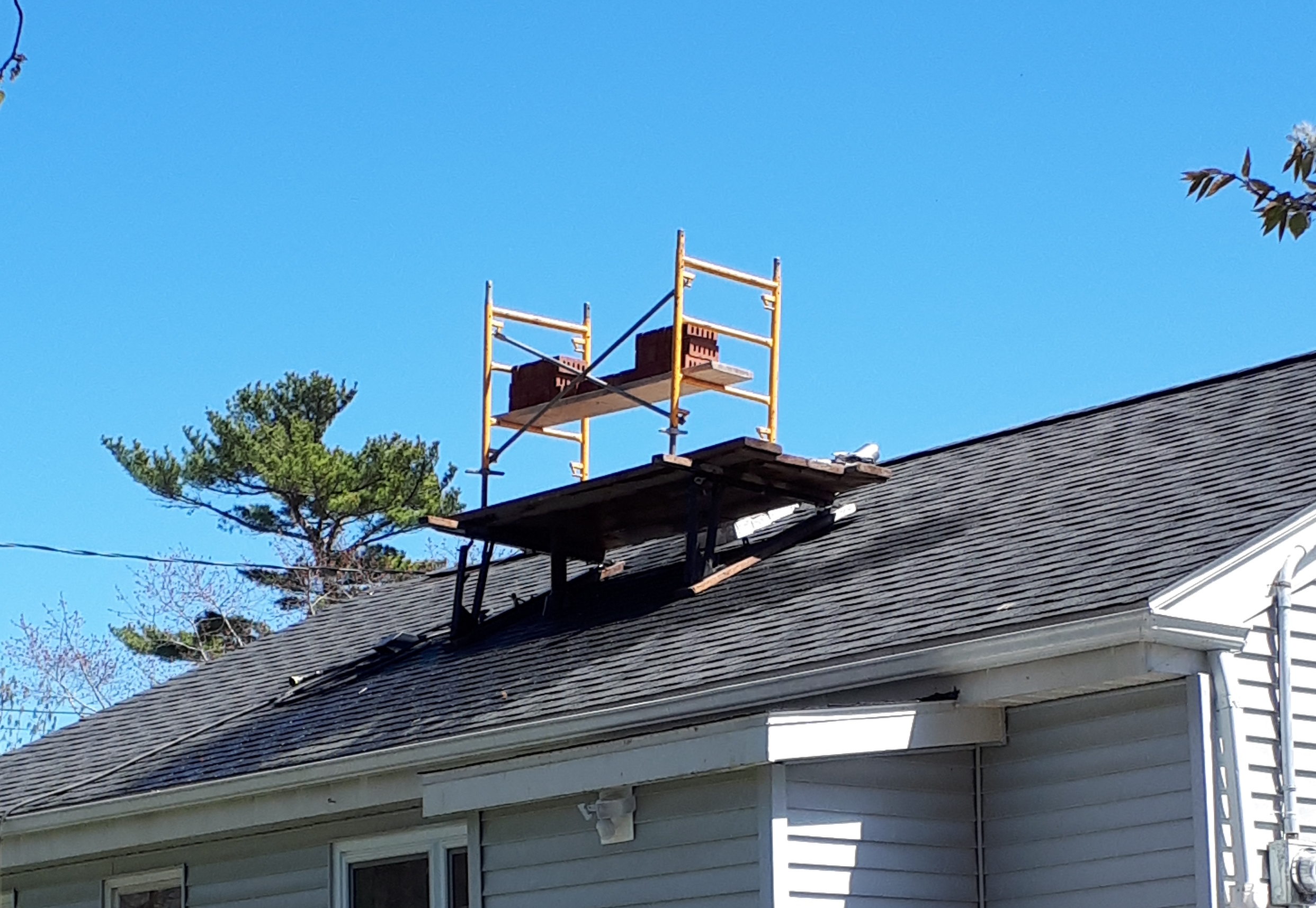 image of chimney construction-rebuild services completed in Fall River, NS by Pro Chimney Services based in Halifax, NS servicing all of the Halifax-Dartmouth Regional Municipality, Bedford, Sackville, Mount Uniacke, Windsor, Hantsport , Wolfville, Kentville, Chester, Mahone Bay, Lunenburg, Bridgewater, Liverpool, Fall River, Wellington, Enfield, Elmsdale, Brookfield, Truro, Musquodoboit Harbour & surrounding areas.