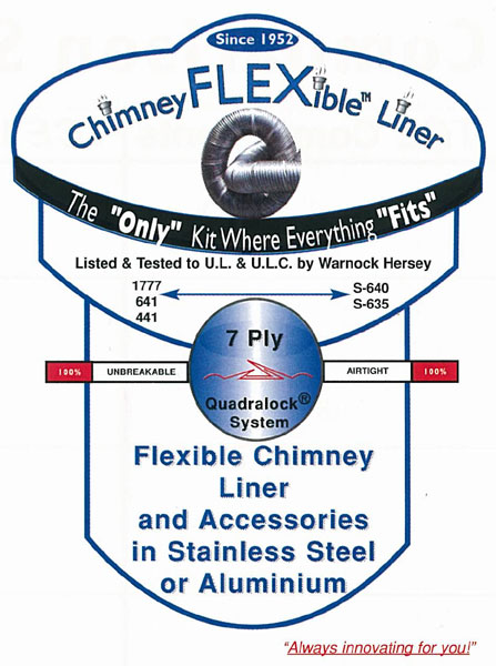 image of chimney liner kit-chimney liner installation services provided by Pro Chimney Services based in Halifax, NS servicing all of the Halifax-Dartmouth Regional Municipality, Bedford, Sackville, Mount Uniacke, Windsor, Hantsport , Wolfville, Kentville, Chester, Mahone Bay, Lunenburg, Bridgewater, Liverpool, Fall River, Wellington, Enfield, Elmsdale, Brookfield, Truro, Musquodoboit Harbour & surrounding areas.