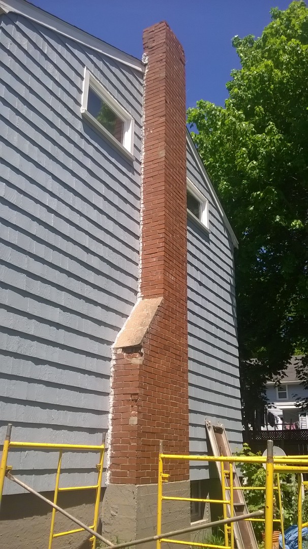 image of chimney-chimney repair services completed in Windsor, NS by Pro Chimney Services based in Halifax, NS servicing all of the Halifax-Dartmouth Regional Municipality, Bedford, Sackville, Mount Uniacke, Windsor, Hantsport , Wolfville, Kentville, Chester, Mahone Bay, Lunenburg, Bridgewater, Liverpool, Fall River, Wellington, Enfield, Elmsdale, Brookfield, Truro, Musquodoboit Harbour & surrounding areas.