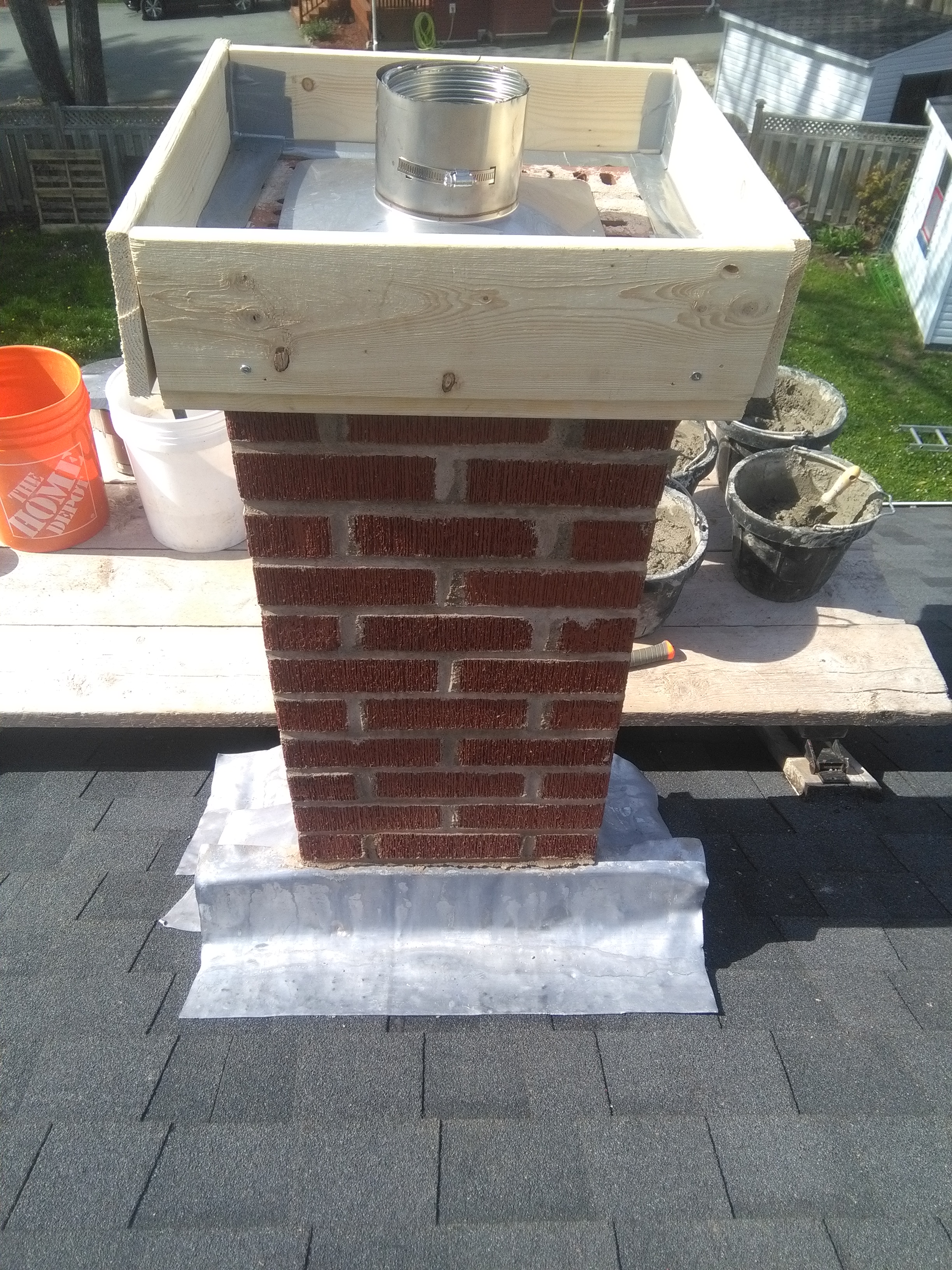 image of chimney construction services completed in Fall River, NS by Pro Chimney Services based in Halifax, NS servicing all of the Halifax-Dartmouth Regional Municipality, Bedford, Sackville, Mount Uniacke, Windsor, Hantsport , Wolfville, Kentville, Chester, Mahone Bay, Lunenburg, Bridgewater, Liverpool, Fall River, Wellington, Enfield, Elmsdale, Brookfield, Truro, Musquodoboit Harbour & surrounding areas.