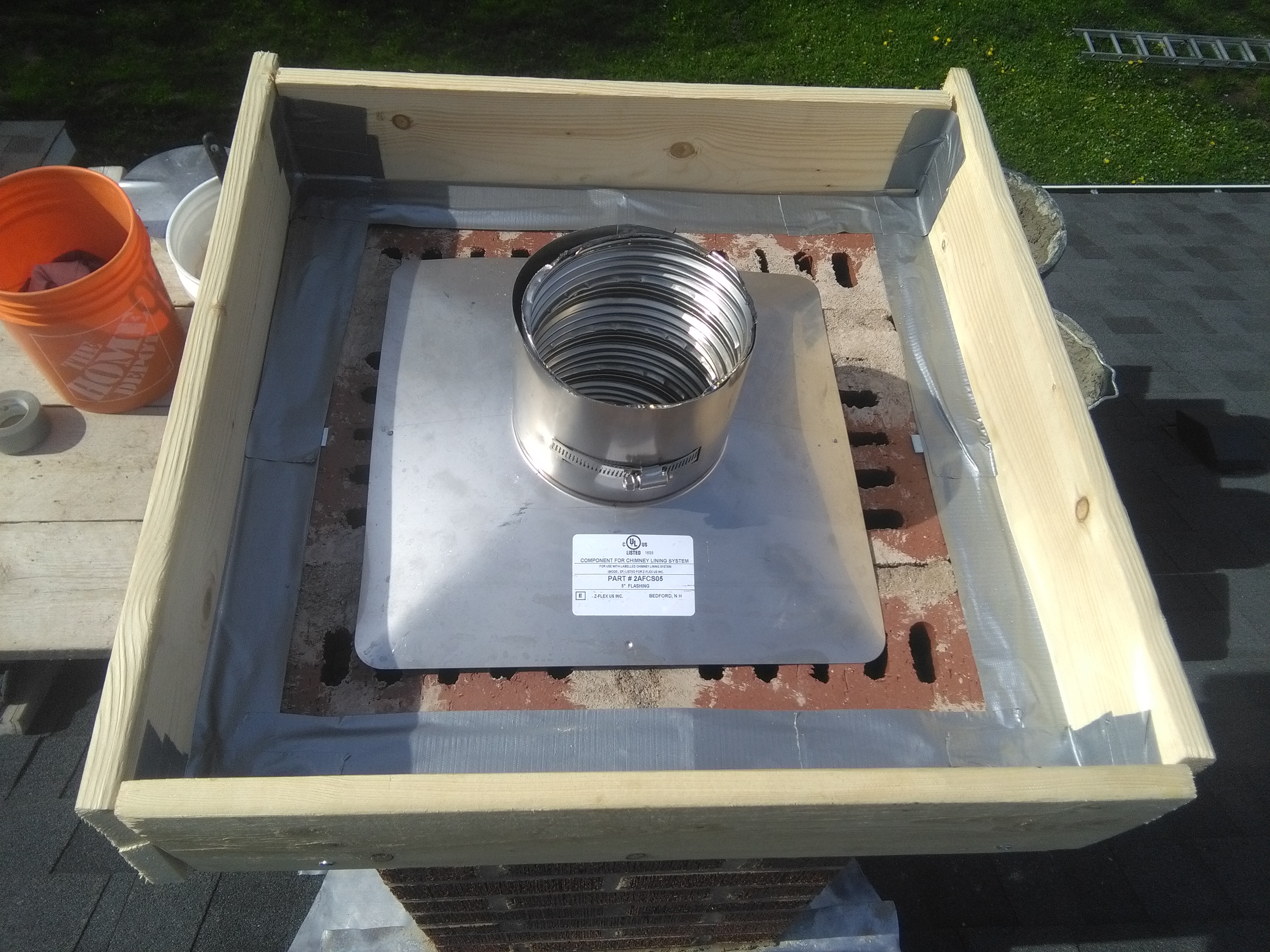 image of chimney construction services completed in Fall River, NS by Pro Chimney Services based in Halifax, NS servicing all of the Halifax-Dartmouth Regional Municipality, Bedford, Sackville, Mount Uniacke, Windsor, Hantsport , Wolfville, Kentville, Chester, Mahone Bay, Lunenburg, Bridgewater, Liverpool, Fall River, Wellington, Enfield, Elmsdale, Brookfield, Truro, Musquodoboit Harbour & surrounding areas.