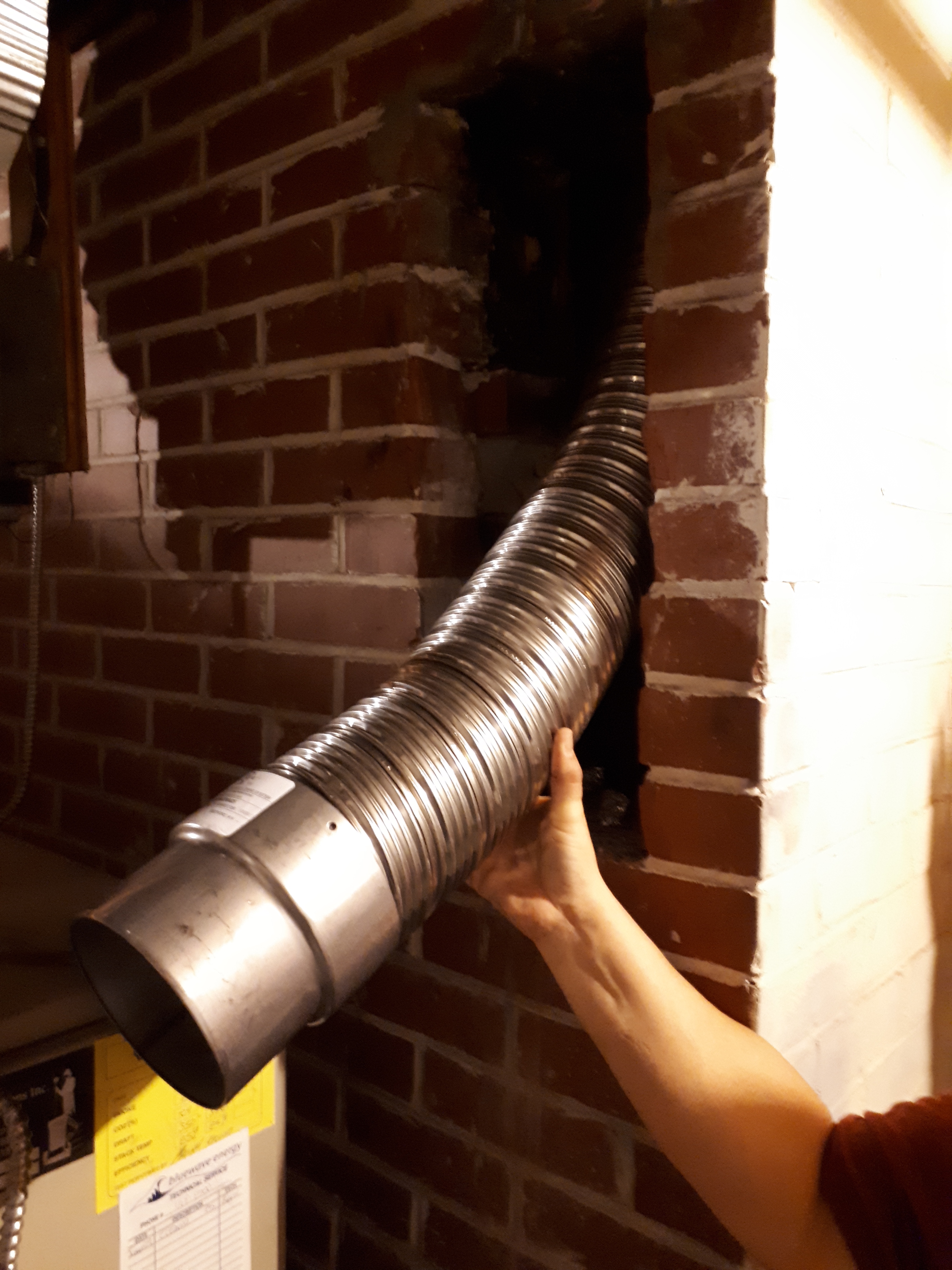 image of chimney liner installation services completed in Halifax-Dartmouth Regional Municipality by Pro Chimney Services based in Halifax, NS servicing all of the Halifax-Dartmouth Regional Municipality, Bedford, Sackville, Mount Uniacke, Windsor, Hantsport , Wolfville, Kentville, Chester, Mahone Bay, Lunenburg, Bridgewater, Liverpool, Fall River, Wellington, Enfield, Elmsdale, Brookfield, Truro, Musquodoboit Harbour & surrounding areas.